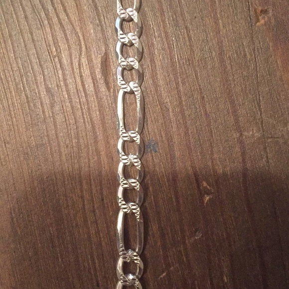 Real Sterling Silver Chain- 14 1/2 inches long - Picture 3 of 3